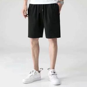 Mäns shorts hcxy märke herrar sommar för män lösa lätt bräd bomull burst fempunkt byxor ungdom fast färg