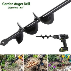 Professional Drill Bits 22 45cm Garden Planter Spiral Bit Flower Bulb Hex Shaft Auger Yard Gardening Bedding Planting Post Hole Di339B