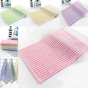 New Kitchen Dish Towels Cotton Soft Microfibre Double-sided Absorbent Non-stick oil Wash Bowl Towels Kitchen Cleaning Cloth 28*40cm