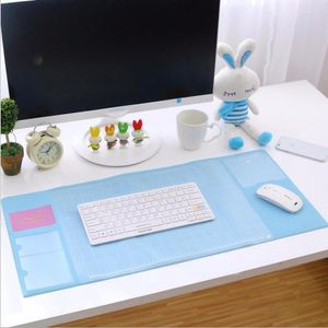 Bord Mats Kawaii Stor PVC Waterproof Desk Pad Multi-Function Desktop Organizer Stationery Holder Mouse Writing Office Supplies