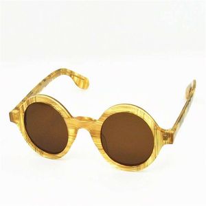 Popüler Trend Erkek Kadınlar Zolman Güneş Gözlüğü Vintage Klasik Yuvarlak Şekli Çerçeve Çerçeve Güneş Gözlükleri Yaz boş zamanları Vahşi Stil Top Qualit294K