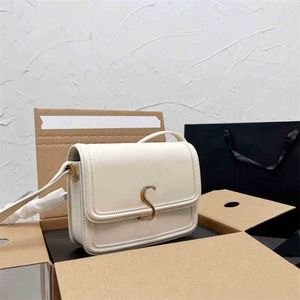 Sagne a tracolla da donna Designer designer di borse quadrate in pelle Baglie di design di lusso borse da pranzo da pranzo femmina Lock Lock Borses Tofu Bun 220325