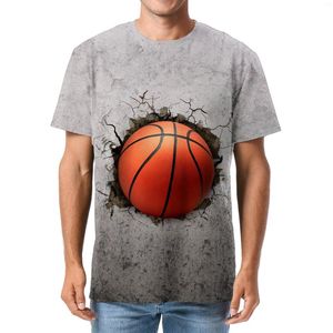 Erkekler Tişörtler Basketbol Gömlek Erkekler İçin Yaz Kısa T-Shirt Büyük Boy Tişört Grafik Tee Komik Giyim 3d O-Neck Kollu Üst