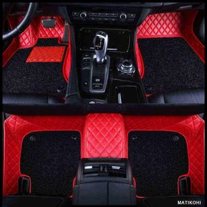 MATIKOHI Customcar floor mats for hyundai santa fe getz tucson ix25 ix35 creta elantra kona i30 all models car mats accessories W2172f