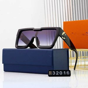 Designer Luis Viton Óculos de Sol 2023 Novo Impresso Moda Masculina Tendência Cross Net Red Sunglasses AAA