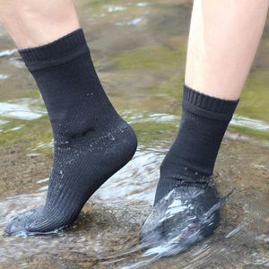 Sports Socks Breathable Waterproof For Man Football Basketball Hiking Camping Skiing Men Thick Sport Cycling Fishing