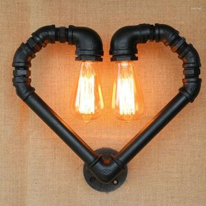 Wall Lamp Creative Vintage Pipe Light Loft Edison Industry E27 Bedroom Restaurant Bar Cafe Aisle