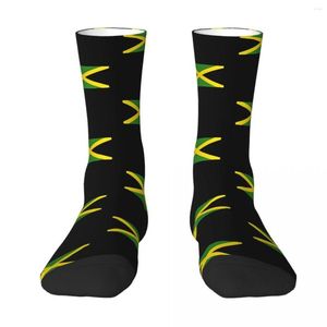 Men's Socks Jamaica Cushion Sock Men Women Polyester Stockings Customizable Hip Hop