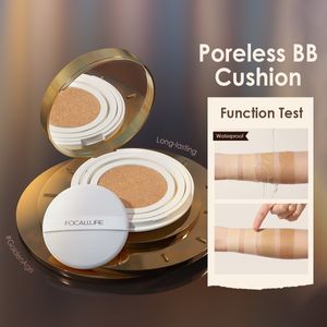 BB CC Creams Focallure Poreless Air Cushion Foundation Cream Matte Concealer Whitening Makeup Cosmetic Waterproof Lighten Face Base 230725