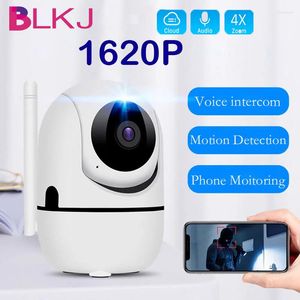 Camcorders IP WiFi Audio Video Surveillance Camera HD 1620p Cloud Wireless Automatic Tracking Infraröd CCTV Security 3MP Baby Monitor Cam