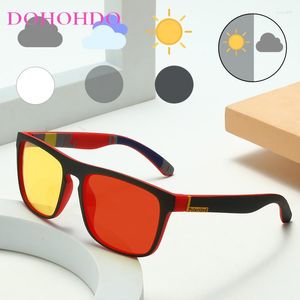 Sonnenbrille Frauen Nachtsicht Brille Männer Polarisierte Gelbe Linse Anti-Glare Goggle Fahren Pochrome Brillen