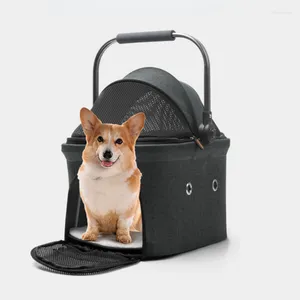 Dog Carrier Pet Bag Cat Pets Backpack Outgoing Carry Cats Double Shoulder Travel Breathable Puppy Bags Carriers Supplies