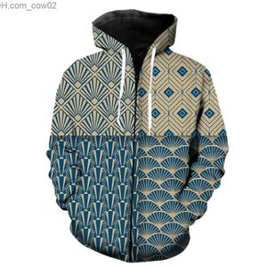 Men's Hoodies Sweatshirts Abstract Pattern Men's Zipper Hoodie Harajuku Top Cool Fashion 2022 Hot Hooded Jacket Hip Hop Sweatshirt Funny Spring Z230726