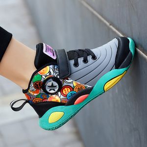 Scarpe da Ginnastica per Bambini Invernali per Ragazzi, Scarpe da Basket per Bambini in Pelliccia per Bambini Scarpe Sportive per Bambini Suola Antiscivolo per Esterni 5-12 Anni E-86