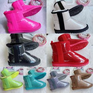 Clear Mini Australia Kids Shoes Classic uggly Boots Girls Snow Shoes Kid Youth Boot Toddler Winter wggs Warm Sneakers Boy Children Taff1e7F#