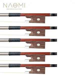 Naomi 5 PCS Student Violin Bow Nybörjare Violin Bow för 4 4 Violin Bow; Parts Accessoires265i