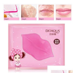 Other Health Beauty Items Bioaqua Lip Gel Mask Care Hydrating Repair Remove Lines Blemishes Lighten Line Collagen Drop Delivery Dhdwo