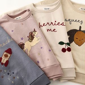 Hoodies Sweatshirts Kids Sweatshirts For Boys Girls Cute Long Sleeve Sweatshirts Children's Cotton Pullover Top 230725