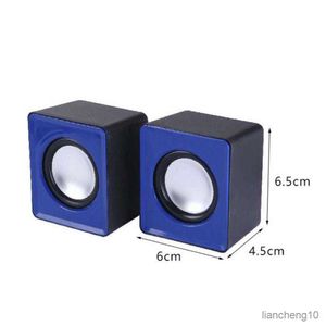 Portable Speakers Mini Computer Speaker Wired Speakers Universal Stereo Sound Surround Loudspeaker For PC Laptop Notebook Not Bluetooth R230727