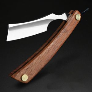 Rasierklingen 1p Cut Throat Straight Razor Holz Professioneller Barber Razor Premium-Qualität Single Blade Straight Edge Razor Bartrasierer 230725