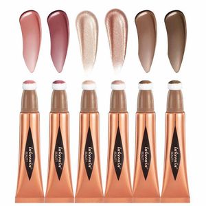 Blush Bastão Creme Blush para Olhos Bochechas Lip Tints edificável À Prova D' Água Leve Multi Iluminador Maquiagem 230725