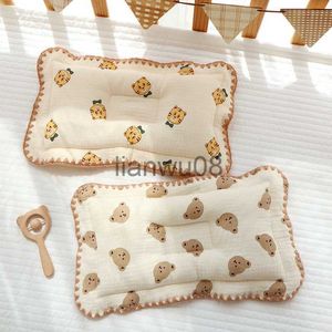 Pillows Newborn Toddler Infant Baby Anti Roll Sleep Pillow Cotton Breathable Cartoon Concave Babies Sleeping Positioner Cushion Bedding x0726