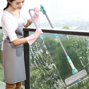 Other Housekeeping Organization Suitable for Glass Cleaning in tall buildings Double Wiper Dust Removal UShape Outdoor Telescopic Cleaner Dry p230725