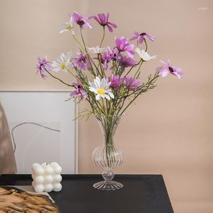 Vasi Vaso per fiori per la decorazione domestica Contenitori in vetro per terrari moderni da tavolo Pianta fatta a mano