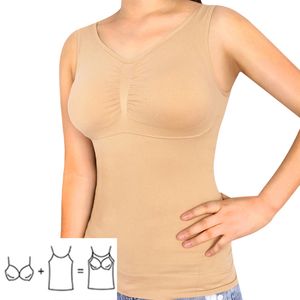 Bayan şekillendiriciler şekillendirici ince asansör artı beden sutyen tank üstü kadın gövde çıkarılabilir iç çamaşırı zayıflama yeleği korse shapewear 230726