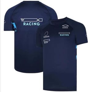 Nowa koszulka T-shirt zespołu F1 Formuła 1 Kurt wyścigowy Krótkie rękawki T-shirt Ubrania samochodem Sum-Szybkie suszenie Niestandardowe modele mogą wynosić 304 W