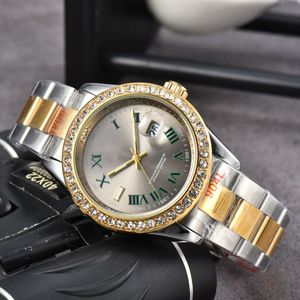 Tops Mens Quartz Watches Автоматические полные полномочия из нержавеющей стали.