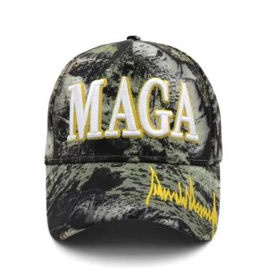 MAGA Embroidery Hat Trump 2024 camouflage Baseball Cotton Cap For Election