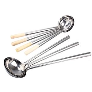 Pişirme astarları uzun saplı kürek tenceresi turner paslanmaz çelik spatula turnörleri mutfak tencere aletleri çorba kaşığı wok wok 230726