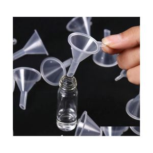 Other Kitchen Tools Plastic Mini Small Funnels Liquid Filling Per Essential Oil Empty Bottle Packing High Quality Drop Delivery Home LL