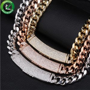 Jóias de designer de luxo para homens, corrente cubana, hip hop, colar de diamantes, ouro, prata, acessórios para rappers, acessórios de moda C321S