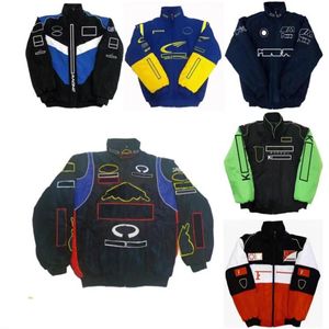 Jaqueta F1 Formula One Racing totalmente bordada LOGO Team Workwear 2131