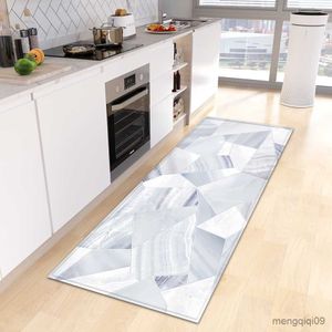 Teppiche Maßgeschneiderte Küche Teppich Eingang Fußmatte Wohnzimmer Boden rutschfeste Fußmatte Home Bad Flur Schlafzimmer Tür Dekor Langer Teppich 3D R230726