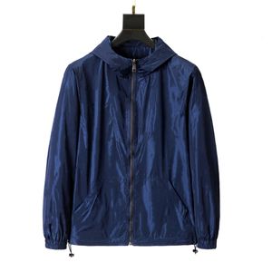 23ss Giacche da uomo Designer Cappotto Bomber Giacca a vento con cappuccio Cerniera Parka Autunno Inverno Moda Donna per giacca reversibile Capispalla Causale giacca streetwear blu