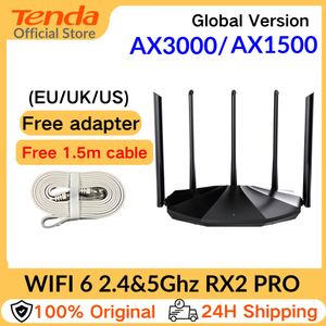 Yönlendiriciler WiFi 6 Yönlendirici Ax3000 Gigabit Kablosuz Tekrarlayıcı Tenta 2.4G 5GHz Gigabit WiFi6 AX1500 EXTERDER AĞ TENDA AC12000 WiFi Booster 230725