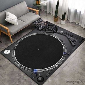 Halılar Ses Halı 3d Tüm Baskılı Slip Mat Yemek Odası Oturma Odası Yumuşak Yatak Odası Halı Tapete Peludo Dekorasyon Salonu R230726