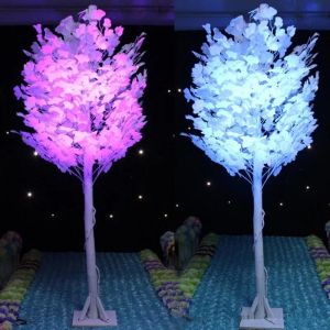 1,0 m 1,2 m 1,5 m di altezza Albero imitazione bianco matrimonio, foglia bianca, vaso centrotavola matrimonio LL