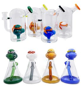 Vintage Premium Animal Glass Bong Water Hookah Reting Pipe Original Glass Factory Made Can Put Customer Logo av DHL UPS CNE