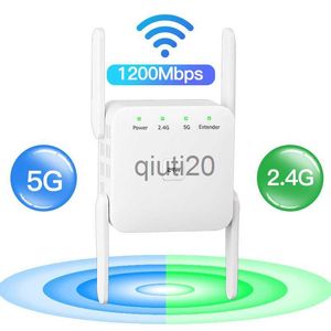 Routers 5G WiFi Repeater Wireless Booster 1200 Mbps Router Amplifier 300 Mbps Wi-Fi Long Range Extender 2.4G Network Access Point Easy Set X0725