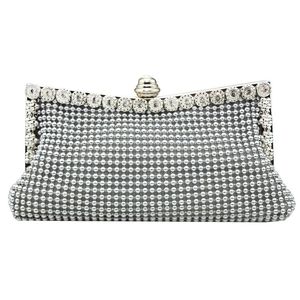 Evening Bags gold Clutch Bag Glitter Bead Designer Elegant Woman Party bags Vintage Bridal Purse Silver Handbag 230725