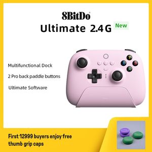 Gamecontroller Joysticks 8BitDo – Ultimativer kabelloser 2,4-G-Gaming-Controller mit Ladestation für PC Windows 10 11 Steam Deck Android 230726