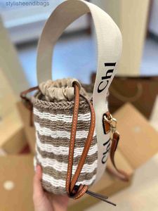 Luksusowa torba dla kobiet projektanci torby mody torebki skórzany pasek na ramię w torbie plażowe klasyczny słomka torebka torba sznurka