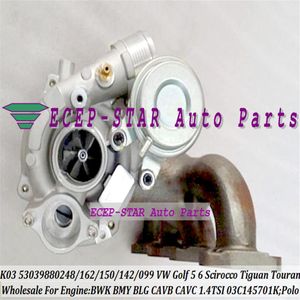 터보 차저 터보 K03 53039700162 53039880248 53039880162 150 0142 VW 골프 5 6 폴로 5 Scirocco Tiguan Touran 1 4L TSI BWK BWK BMY219E