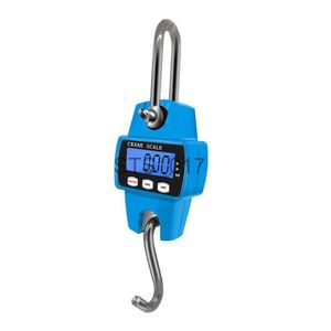 Household Scales 1PC Mini Hanging 300KG/0.1KG Scale Electronic Crane Scale Portable Hook Industrial Weighing Scale N/lb/kg Unit Conversion x0726