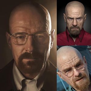 Fabryka inna impreza imprezowa zaopatrzenia w film film o celebrytka lateksowa maska ​​Breaking Bad Profesor Pan White Realistic Costume Hallowee254V