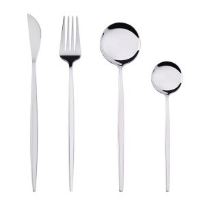 4st/set rostfritt stål servis plattvaror Set middagsknivgaffel gaffel bordsartiklar från guld silver jk2005kd ll